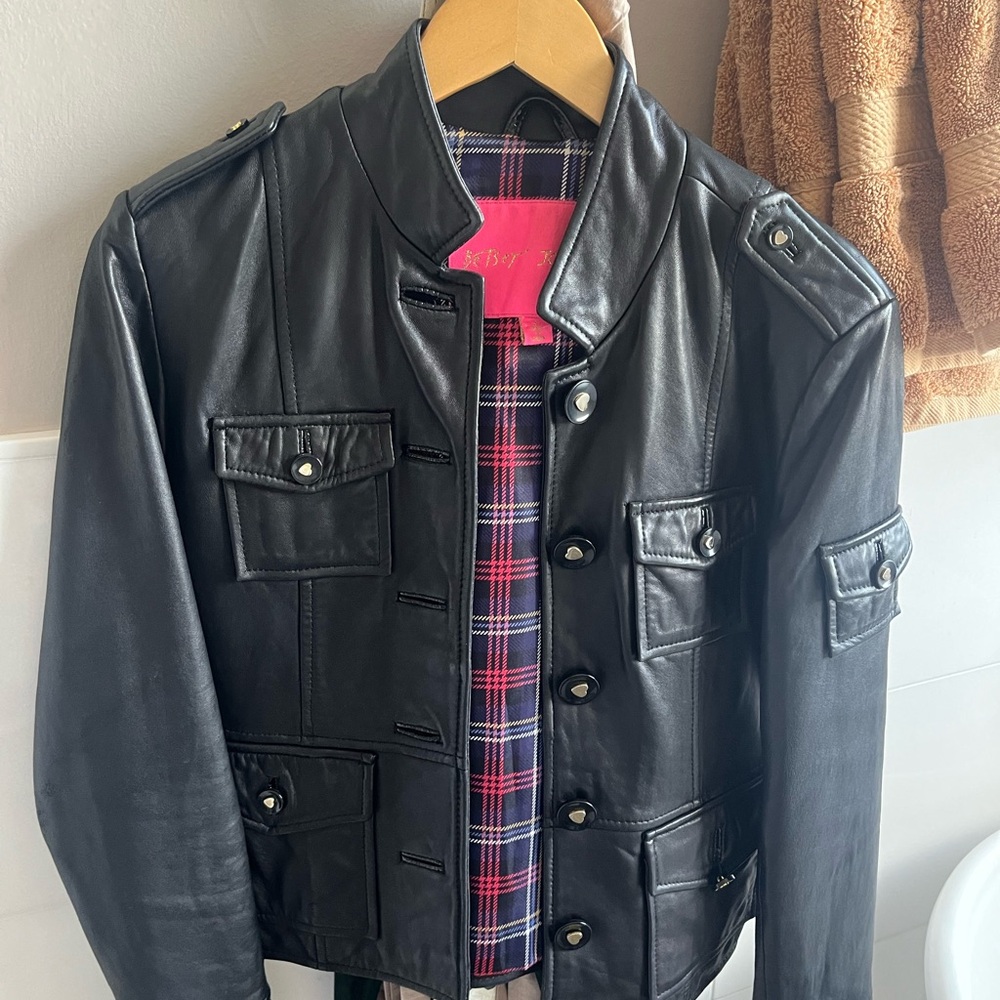 Betsey Johnson Leather Jacket